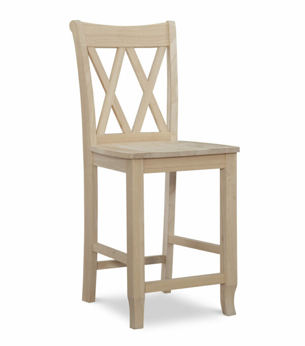 S-2002 24" tall Double X Back Counter Stool w/FREE SHIPPING 9