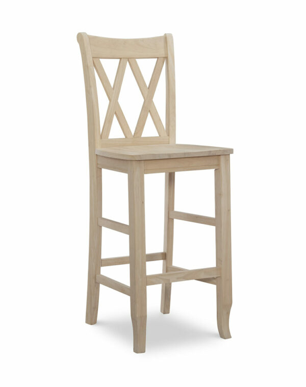 S-2003 30 inch tall Double X Back Barstool w/FREE SHIPPING 33