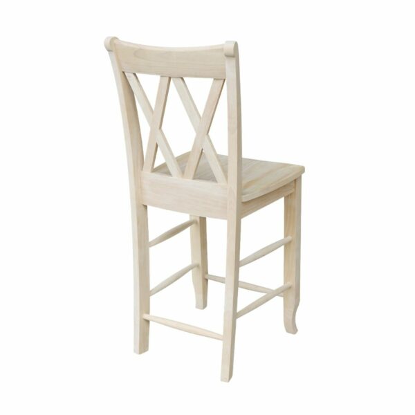 S-2002 24" tall Double X Back Counter Stool w/FREE SHIPPING 49