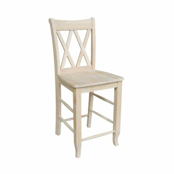S-2002 24" tall Double X Back Counter Stool w/FREE SHIPPING 20
