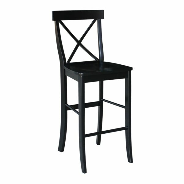 S-6133 X Back 30" Barstool with FREE SHIPPING 30