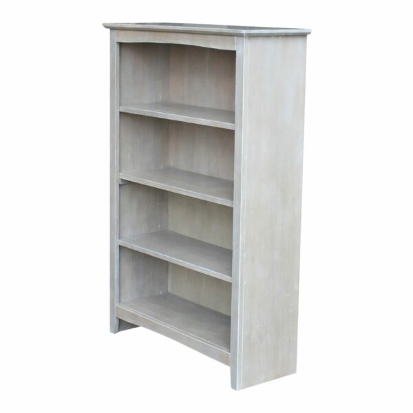 SH-3224A 32" wide x 48" tall Shaker Bookcase with Free Shipping 2