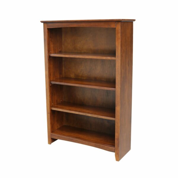 SH-3224A 32" wide x 48" tall Shaker Bookcase with Free Shipping 1