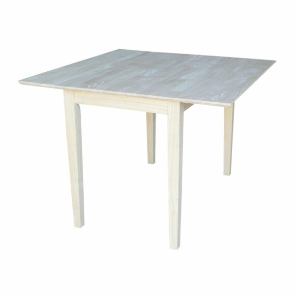 T-40DS 40 inch Square Drop Leaf table 1