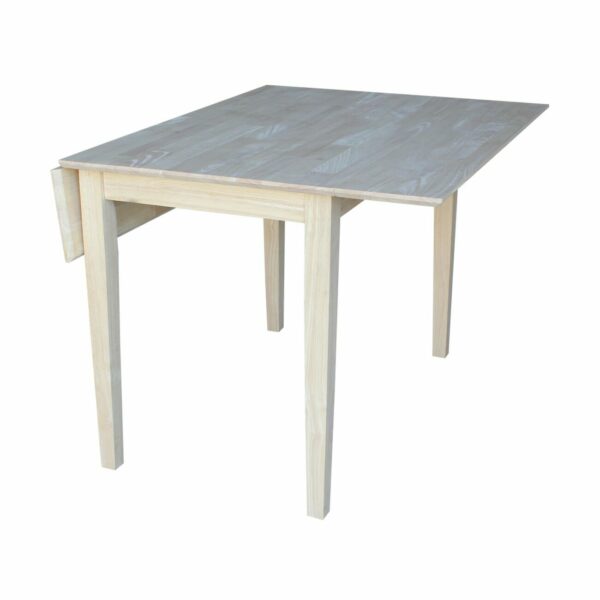 T-40DS 40 inch Square Drop Leaf table 20