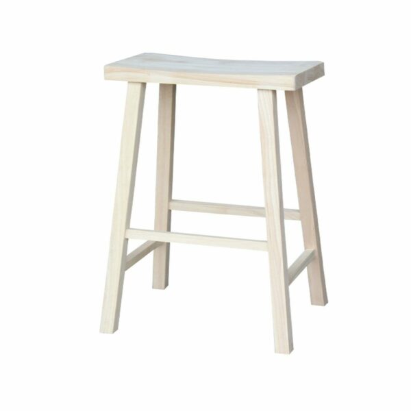 S-683 Parawood 29-inch tall Saddle Barstool 7