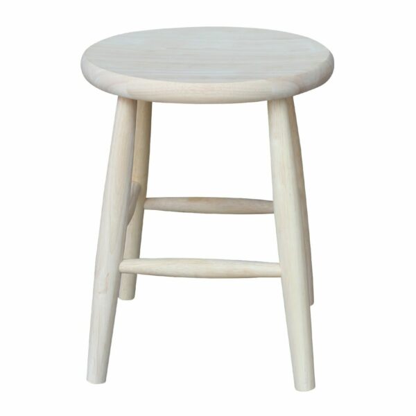 S-818 18 inch tall Scoop Seat Stool 5