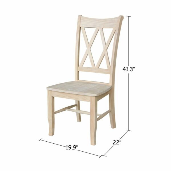 CI-20 Double X-Back Chair 2-Pack with Free Shipping 16