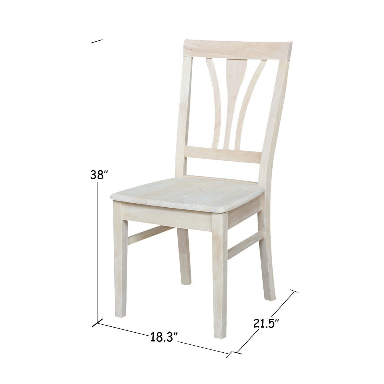 C-918 Fan Back Chair 2-pack w/FREE SHIPPING | Unfinished Furniture of ...