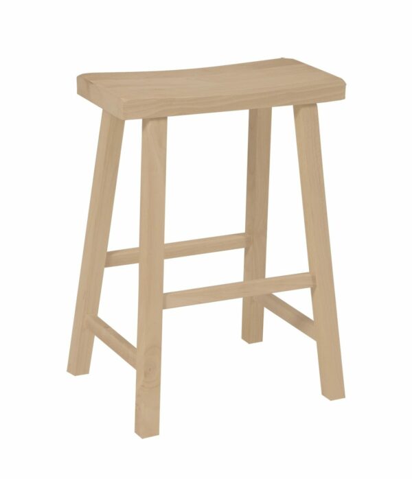 S-682 Parawood 24-inch tall Saddle Stool 4