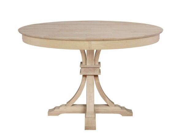 T-148RT 48" Sienna Table with Flair Pedestal 1