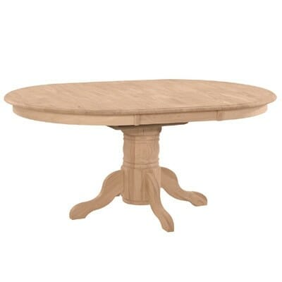 T-4218XBT 42 x 54 inch Oval Butterfly Leaf Create-A-Table 21