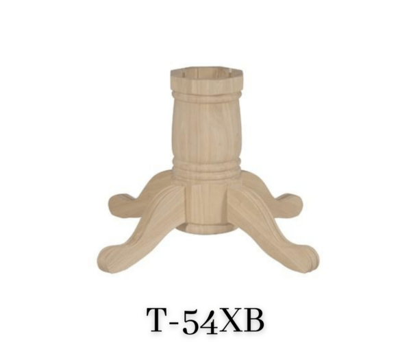 T-5454XBT 54 inch Round Butterfly Leaf Create-A-Table 6