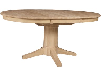 T-4848XBT 48 inch Round Butterfly Leaf Table 12