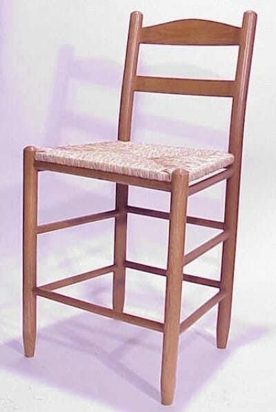 Dixie Seating 1224 Penrose Woven Seat Ladderback Counter Stool 24 inch with FREE SHIPPING 1