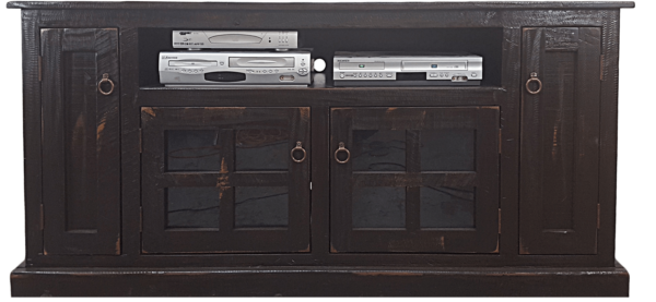 30866 Rustic 68 inch wide Sound Bar TV Stand 1