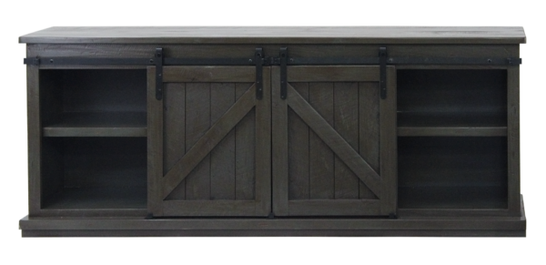33580 Rustic 82" Wide Provincial TV Stand 1