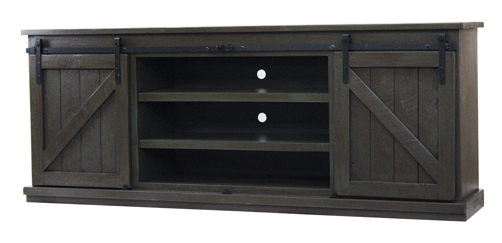 33580 Rustic 82" Wide Provincial TV Stand 4