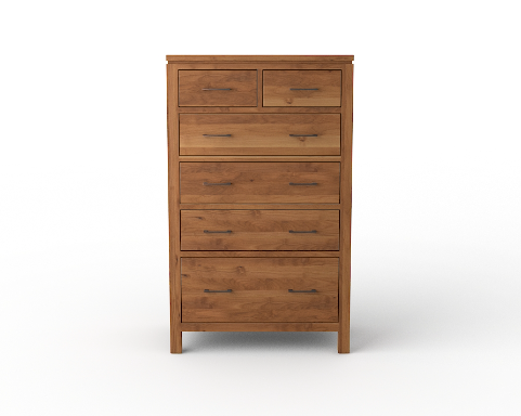 63161 Alder Two West Six Drawer Chest 12