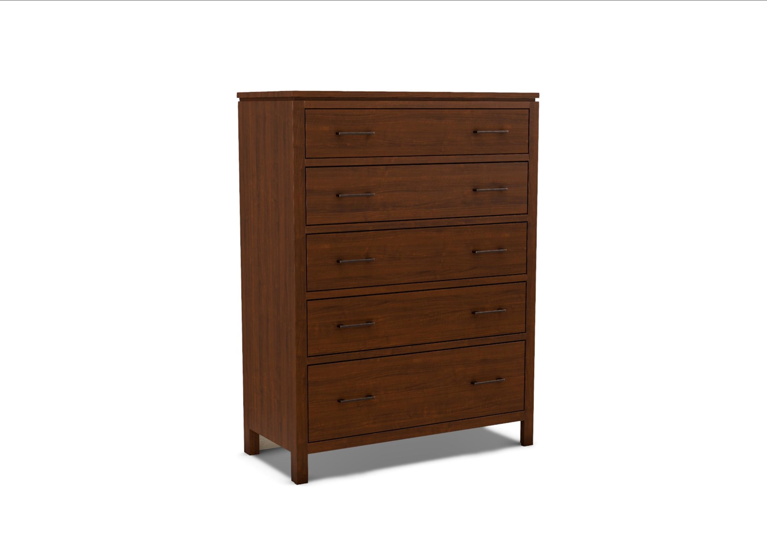 63251 Alder Two West Five Drawer Chest | Bedroom Storage