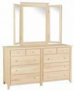 Woodcraft Shaker Ten Drawer Dresser 1