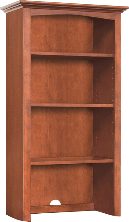 1614 24 inch wide McKenzie Alder Cabinet Hutch Top 1