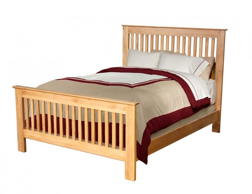61254 King Shaker Slat Bed | Unfinished Furniture of Wilmington