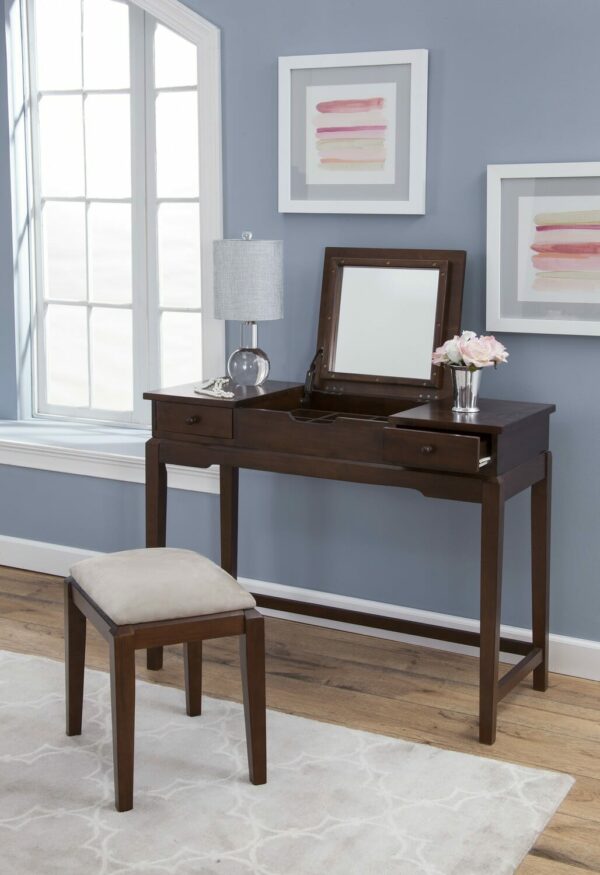 BE-2 Upholstered Vanity Bench with Free Shipping 5