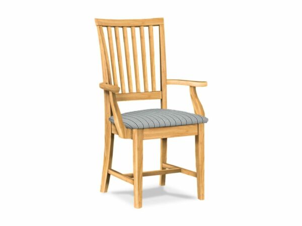 CI-265A-F6 Mission Arm Chair w/Upholstered Seat 10