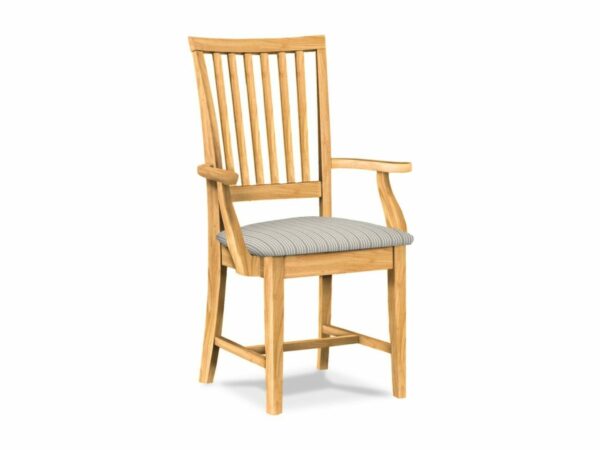 CI-265A-F6 Mission Arm Chair w/Upholstered Seat 11