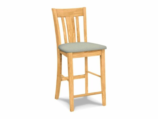 S-102-F6 San Remo Counter Stool w/Upholstered Seat 24