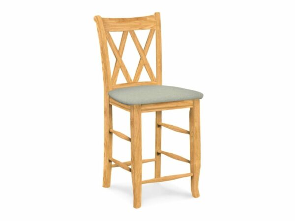 S-2002-F6 Counter Stool w/Upholstered Seat 38