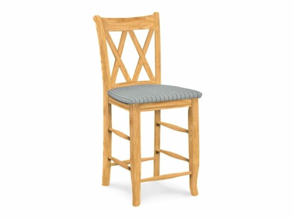 S-2002-F6 Counter Stool w/Upholstered Seat 37