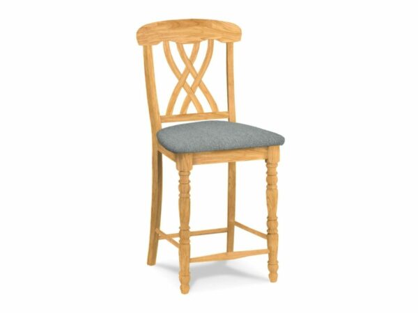S-3902-F6 Upholstered Lattice Back Stool with Free Shipping 6