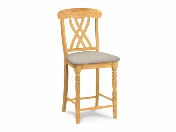 S-3902-F6 Upholstered Lattice Back Stool with Free Shipping 13
