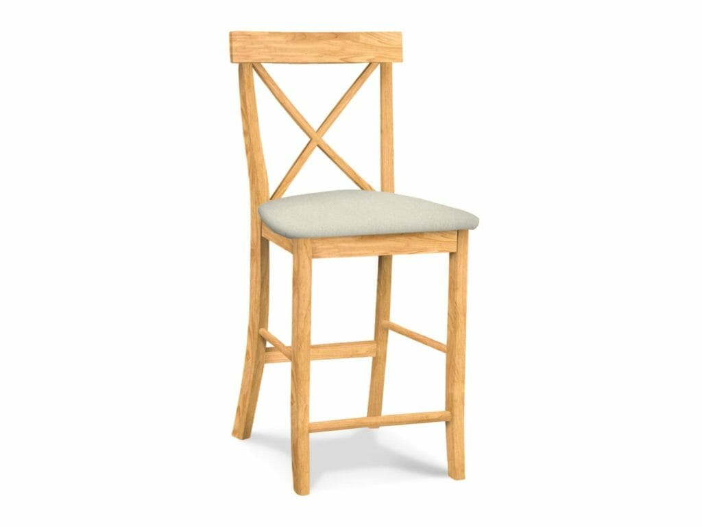 S-6132-F6 X Back Counter Stool w/Upholstered Seat 11