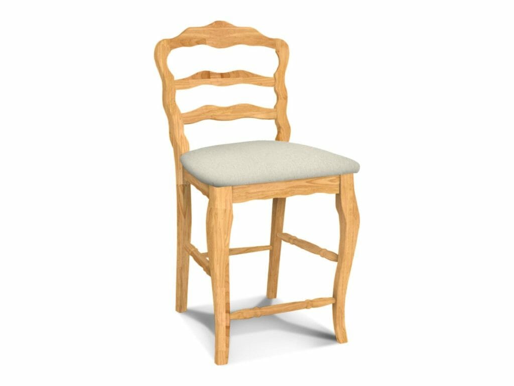 S-9202-F6 24 inch tall Versailles Counter Stool w/Upholstered Seat 3
