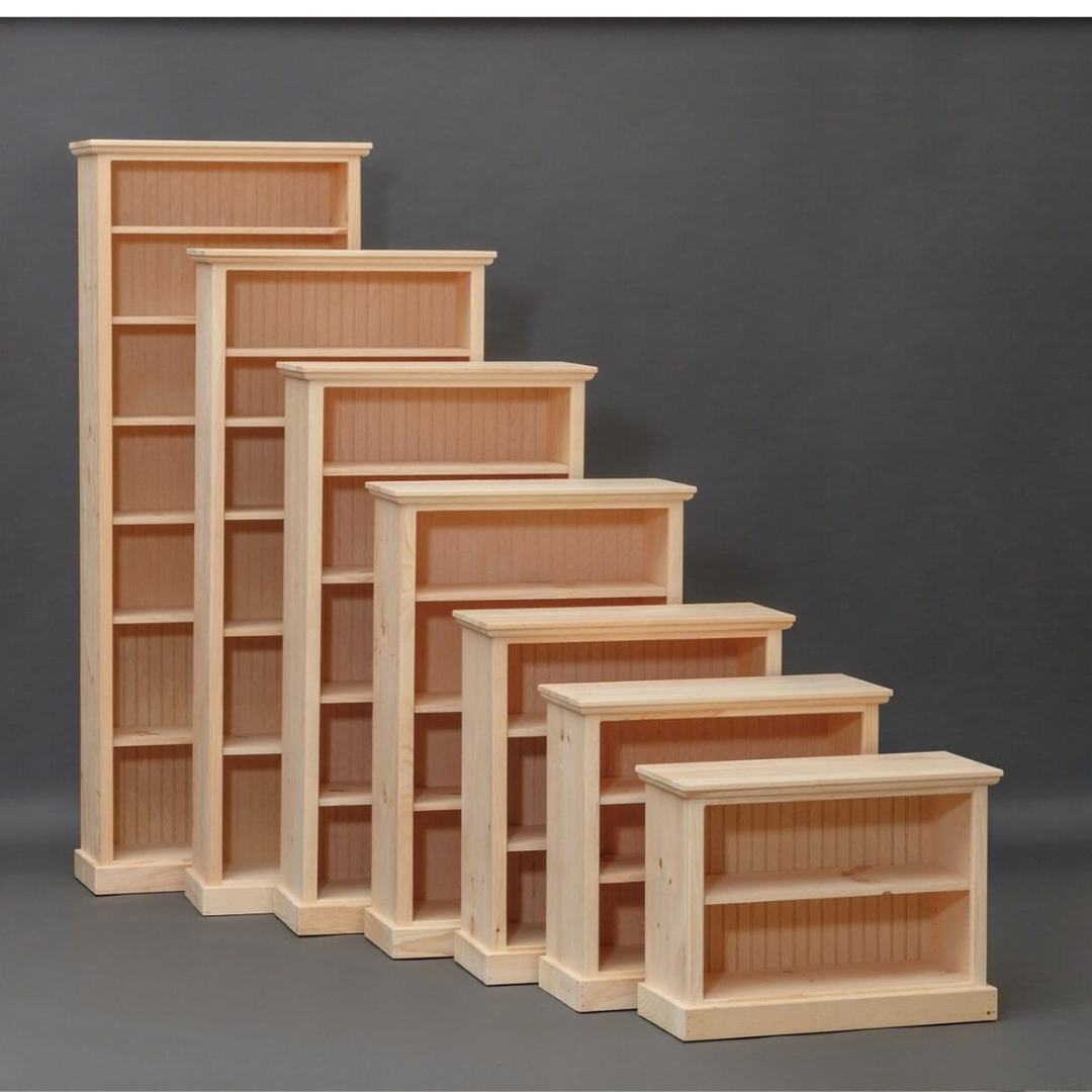VR2430-10 Amish Pine Bookcase - Image 4