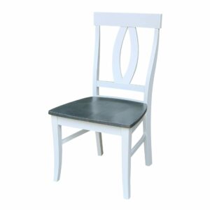 C-170 Verona Chair 2-Pack - Heather Gray & White