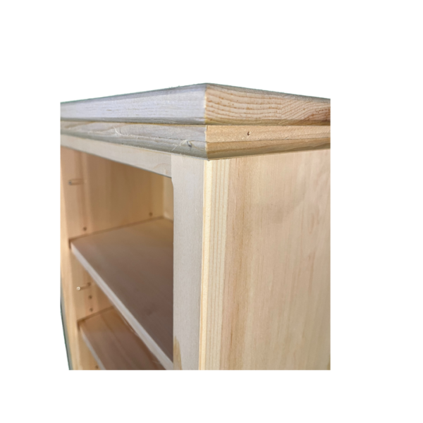 VR1884-10 Amish Pine Bookcase - Image 4