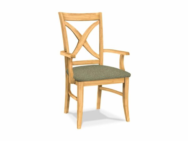 C-14AB-F6 Vineyard Arm Chair w/Upholstered Seat 3