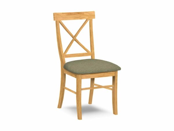 C-613-F6 X Back Chair w/Upholstered Seat 2-pack 3