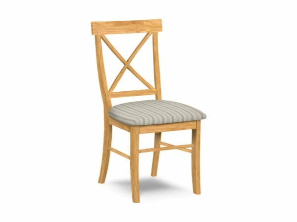 C-613-F6 X Back Chair w/Upholstered Seat 2-pack 2