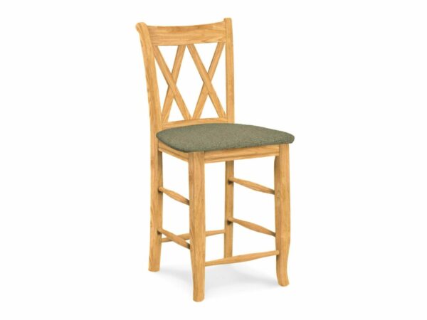 S-2002-F6 Counter Stool w/Upholstered Seat 34