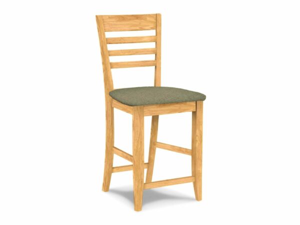 S-3102-F6 Roma Counterstool w/Upholstered Seat 25