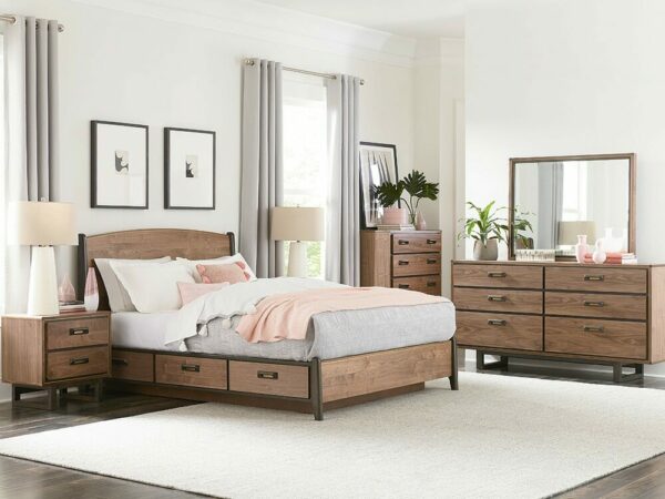 2620RLN Bryce Queen Curved Panel Storage Bed 35