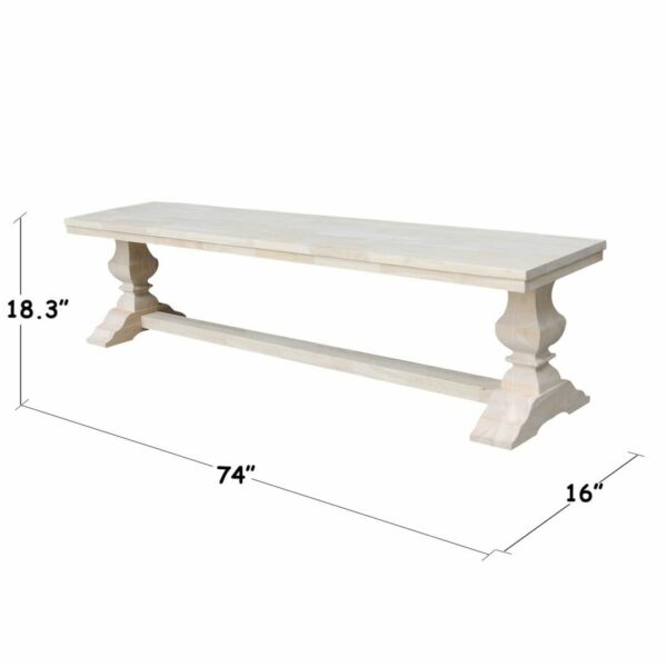 BE-18A/B Banks Trestle Bench with Free Shipping 34