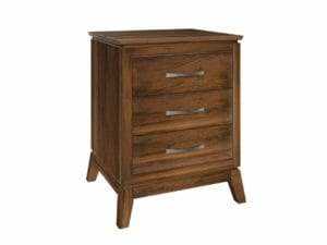 TR8608RC Saratoga 3-Drawer Nightstand in R. Cherry