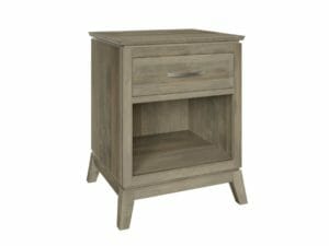 TR8609M Saratoga 1-Drawer Nightstand in Brown Maple