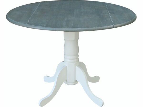 T-42DP 42" Round Drop Leaf Table 16